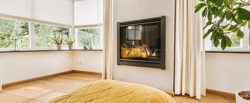 Residential Fireplace Ceramic Glass Installation in Arlington, VA