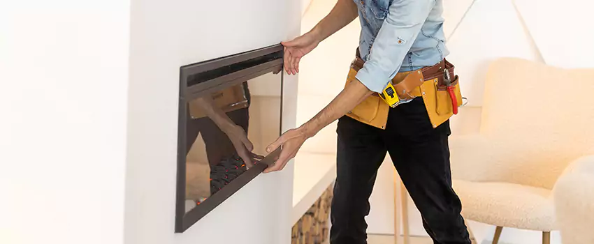 Metal Fireplace Installation in Arlington, Virginia
