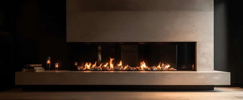 Gas Fireplace Ember Bed Design Services in Arlington, Virginia