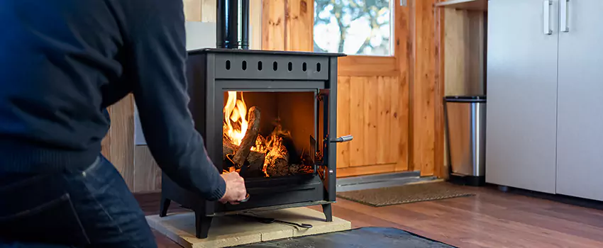 Open Hearth Wood Fireplace Installation in Arlington, VA