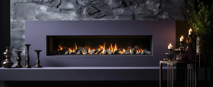 Ember Bed for Ventless Gas Fireplace in Arlington, VA