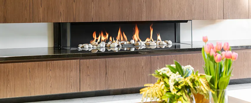 Double-height Fireplace Design Refurbishment in Arlington, Virginia